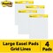 Post-It Pad, Easel, Grid, We, 4Pk MMM560VAD4PK - alternate 2
